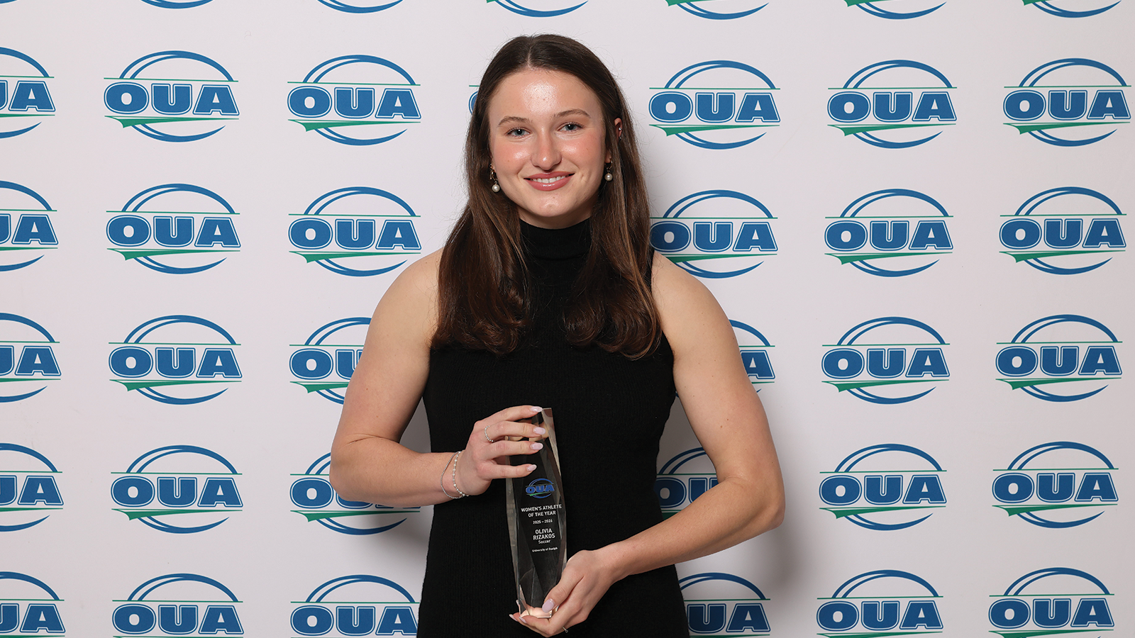 Photo of OUA Athlete of the year Olivia Rizakos from the Guelph Gryphons soccer team 