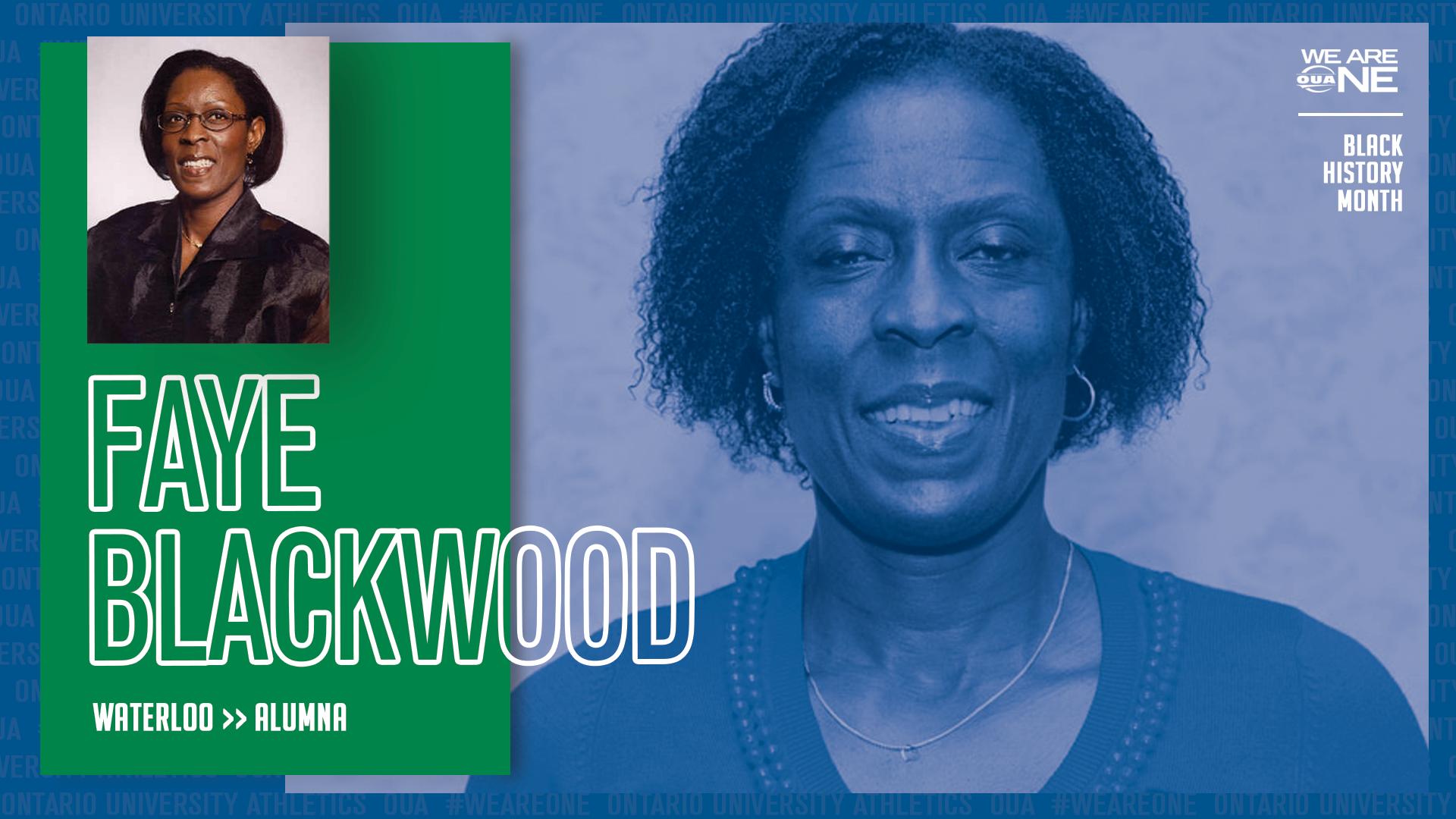 Waterloo alumna Blackwood achieves dreams both on and beyond the track
