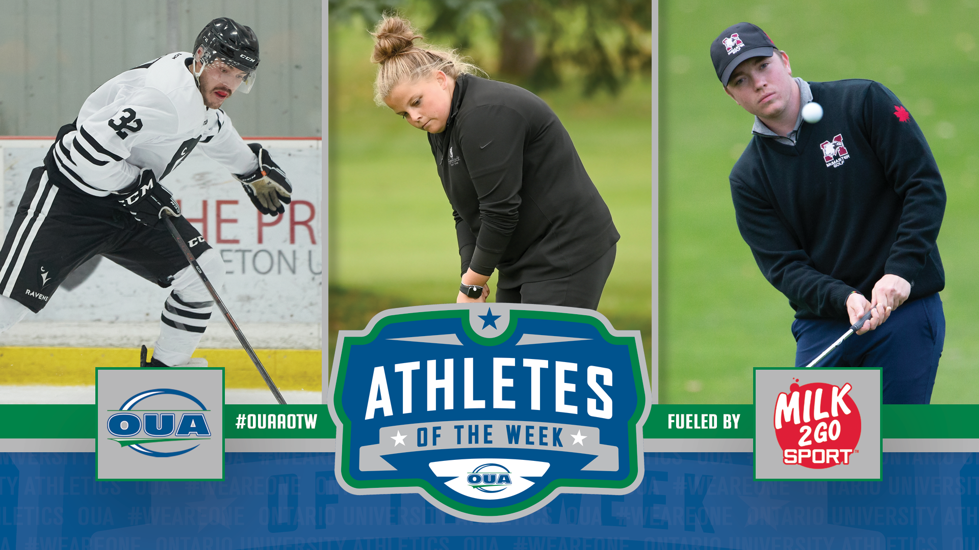 Aucoin, Grogan, Dessureault named OUA athletes of the week
