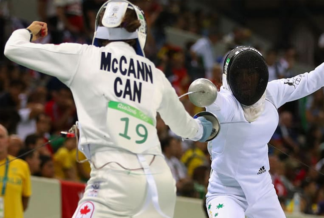 Day 13: Former OUA All-Star Melanie McCann 3rd in Fencing Ranking Round