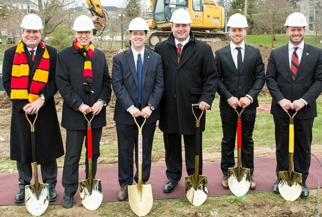Gryphons break ground on $8.5 million football facility