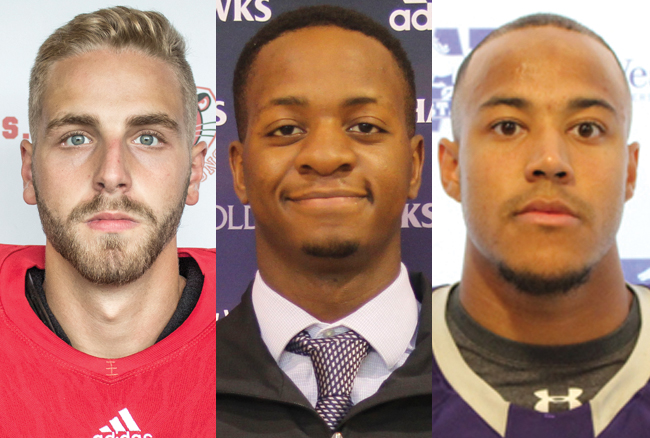 B. Hunchak, G. Onyeka and Brown named OUA Football Players of the Week
