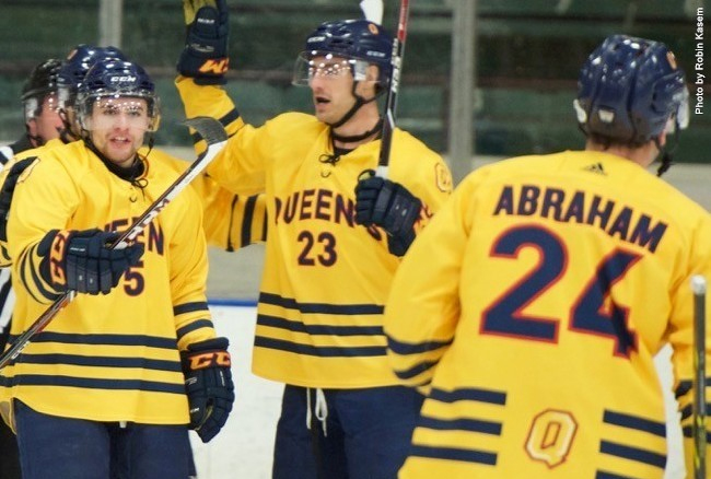 Greenaway hat-trick and Clarke relief effort rally Gaels to 6-4 victory