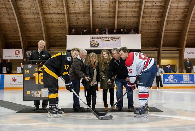 Warriors win big at home opener in honour of Tyler Norrie