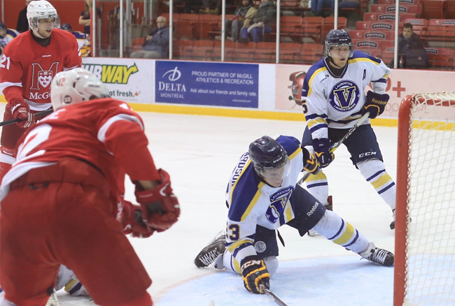 "Gammer" a gamer, scores OT winner as hockey Redmen draw first blood in playoffs