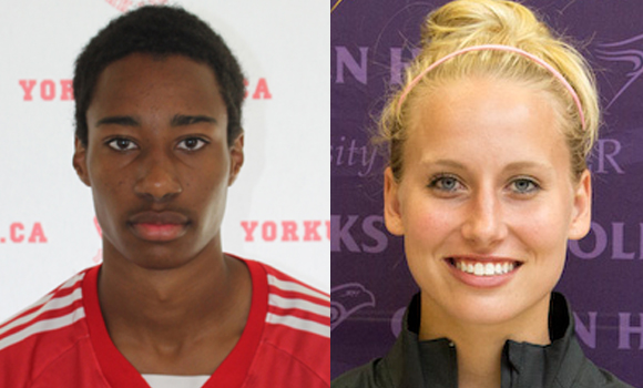 York's Kaye and Laurier's Brown named Pioneer Energy OUA athletes of the week