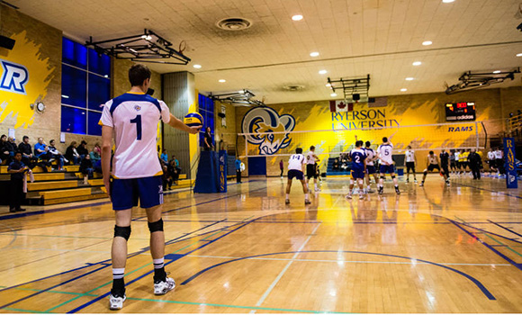 M-VOLLEYBALL ROUNDUP: Ryerson drops two in brief return to Kerr Hall Gym