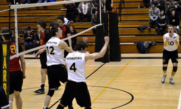 M-VOLLEYBALL ROUNDUP: No. 10 Waterloo holds on to clip Guelph 3-2