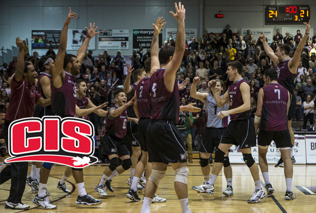 McMaster earns first-ever No. 1 seed for 2015 CIS men&rsquo;s volleyball championship