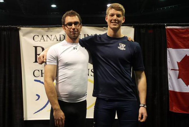 Voyageurs' Halladay sets new world record in the Para Rowing LTA-PD event at Canadian Indoor Rowing Championships