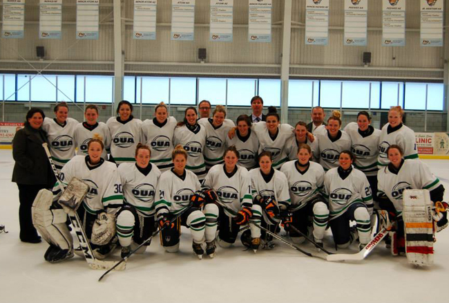 OUA All-Stars defeat Canada&rsquo;s National Women&rsquo;s Under-18 Team 5-4 in shootout
