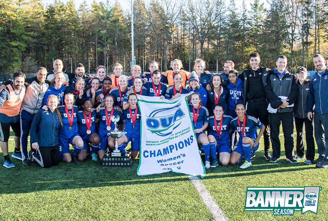 UOIT women&rsquo;s soccer wins first OUA championship in school history
