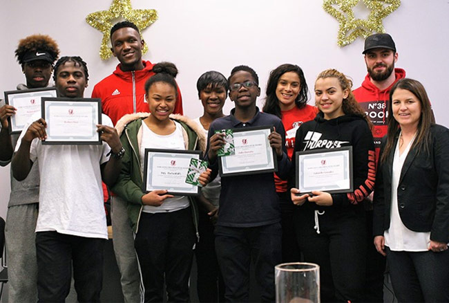 Lions raise money for local student-athletes and families for holidays